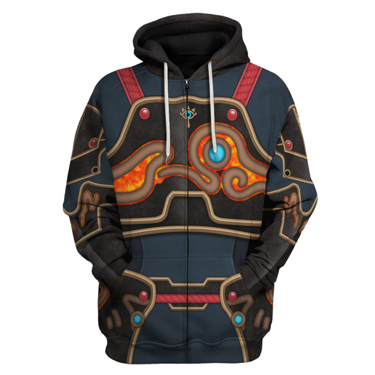 Ancient Armor  Cosplay Hoodie zip