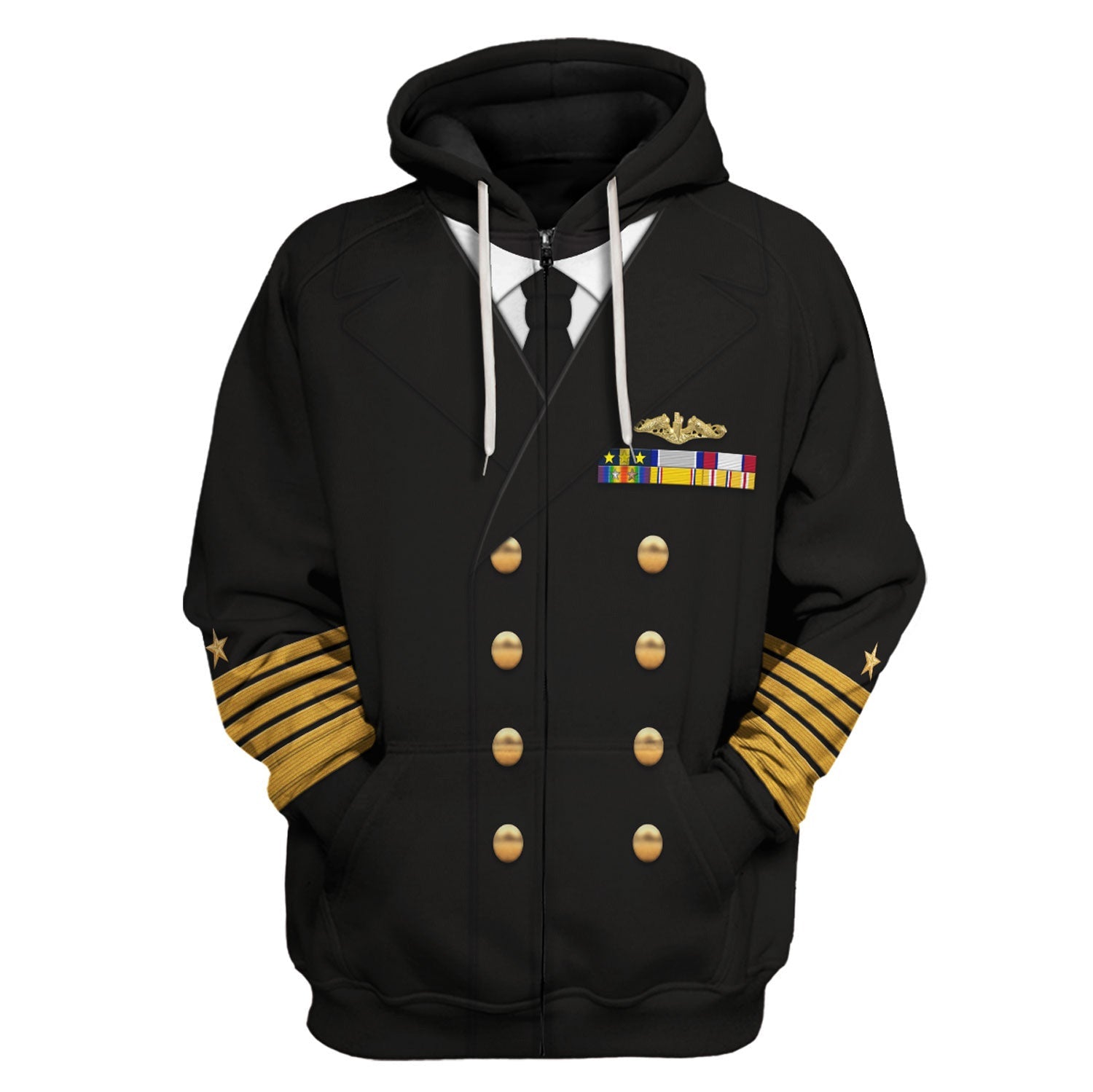 Gearhomie Admiral Chester W. Nimitz Uniform hoodie zip