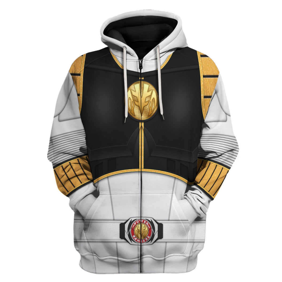 1995 White Ranger Mighty Morphin Hoodies_5927