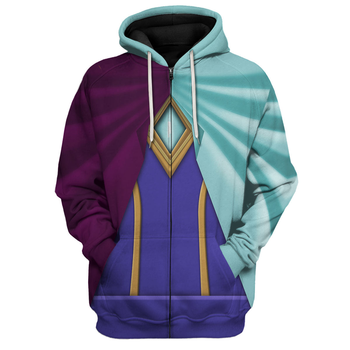 Fi Attire Unisex Cosplay Hoodie zip