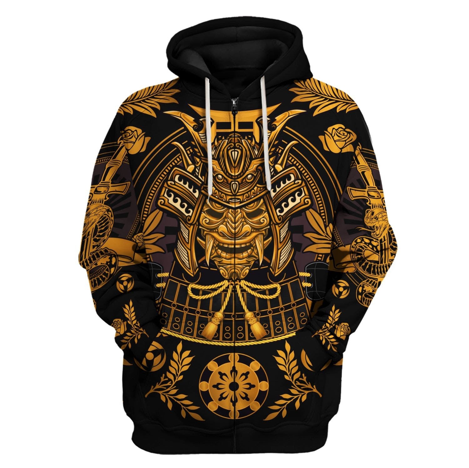 Samurai Spirit cosplay hoodie zip