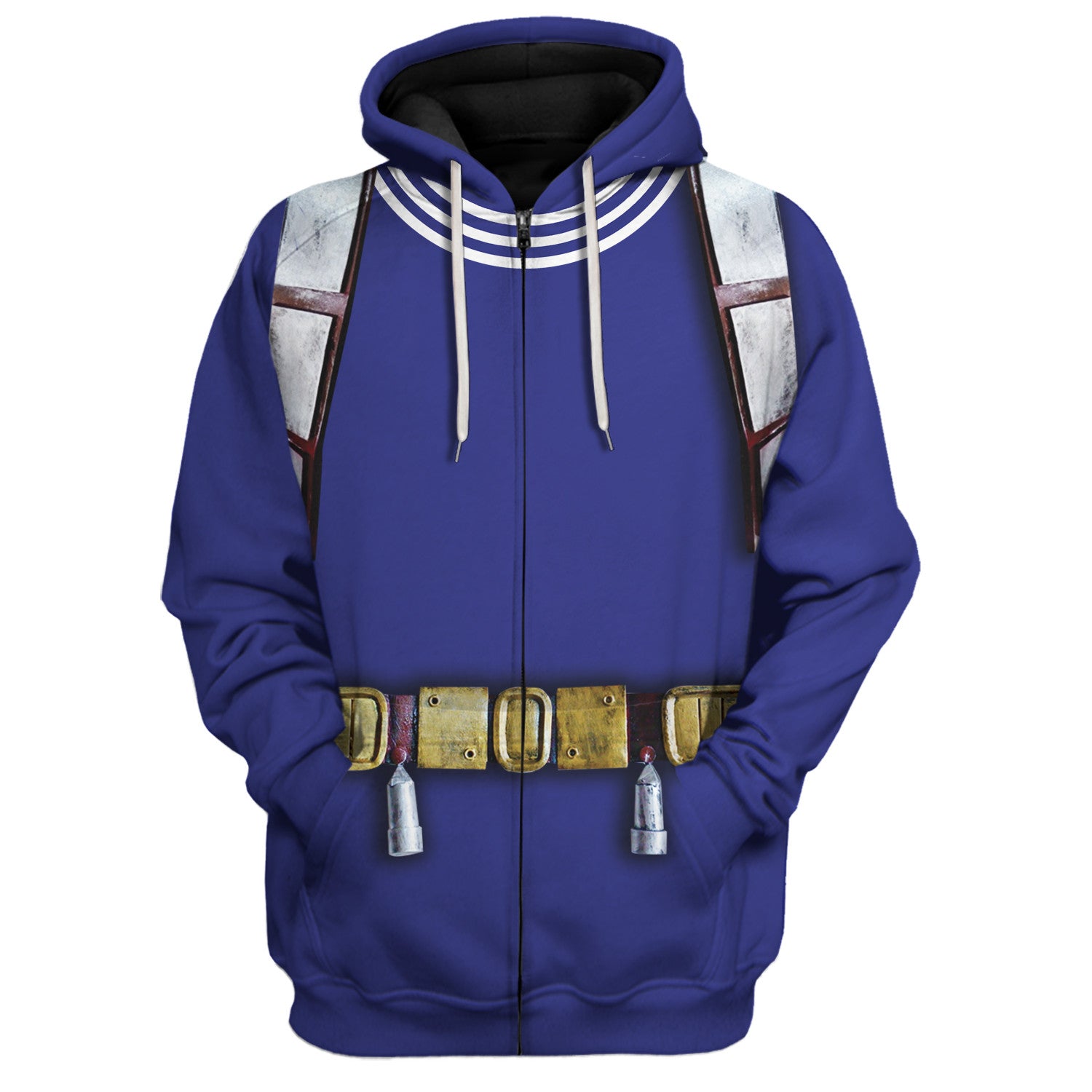 Todoroki My Hero Academia hoodie zip