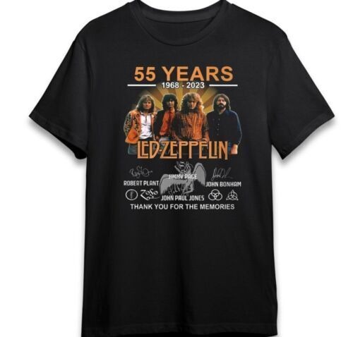 55 Years! Led Zeppelin 1968-2023 Thank You For Your Memories T-Shirt Unisex