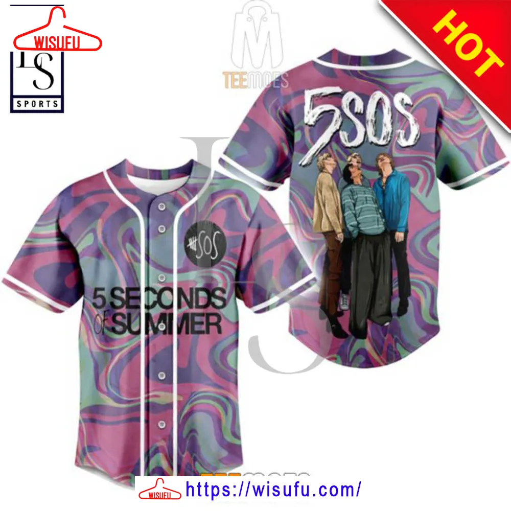 5sos 5 Seconds Of Summer Baseball Jersey, New Fashion Gifts