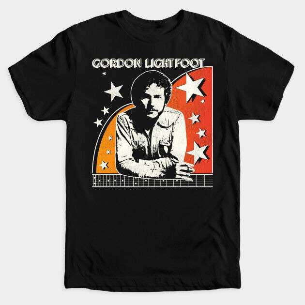 60s Folk Legend Gordon Lightfoot T-Shirt A Painter Passing Through Endless Wire