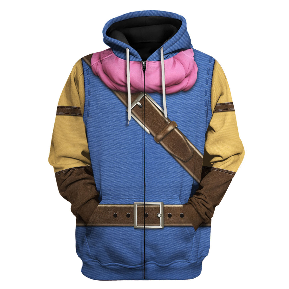 Dragon Quest Erdrick Cosplay Hoodie zip