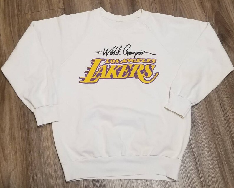 80s LA Lakers sweatshirt LA lakers crewneck,los angeles lakers sweatshirt,los angeles lakers sweate