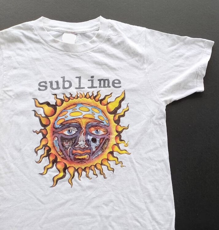 90's Sublime Band t-shirt, Skunk Recordsm reprinted 2 sided shirt