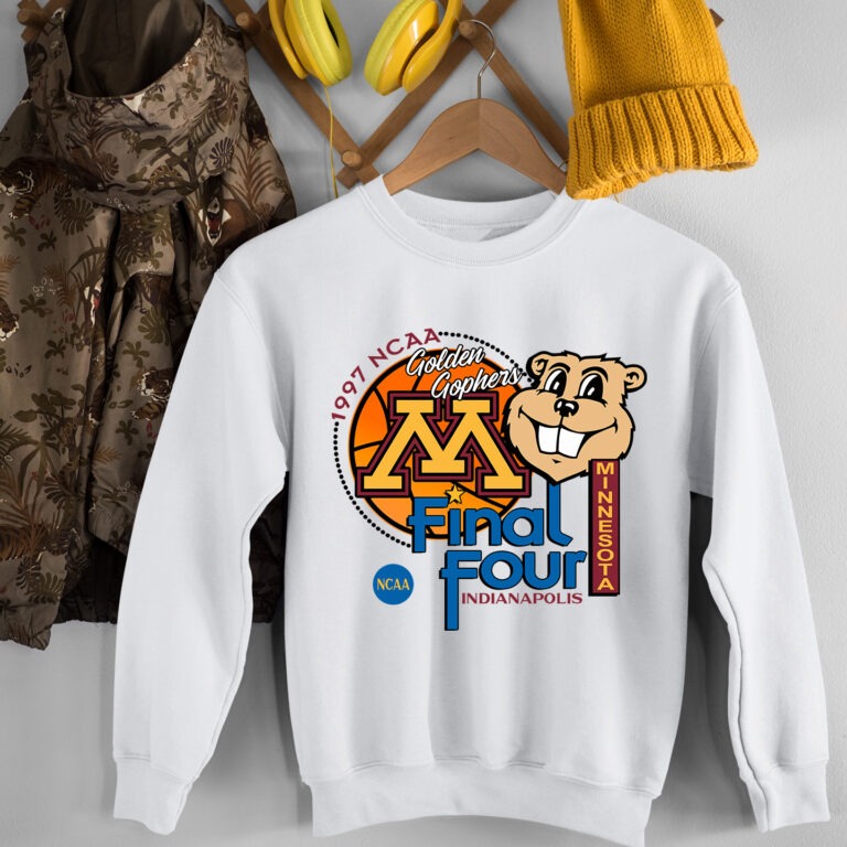 90s University Of Minnesota Gophers Golden Final Four Unisex Sweatshirt