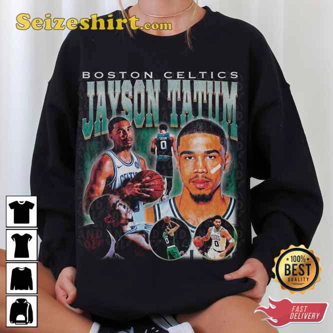 90s Vintage Boston Celtics Jayson Tatum Basketball Unisex T-Shirt