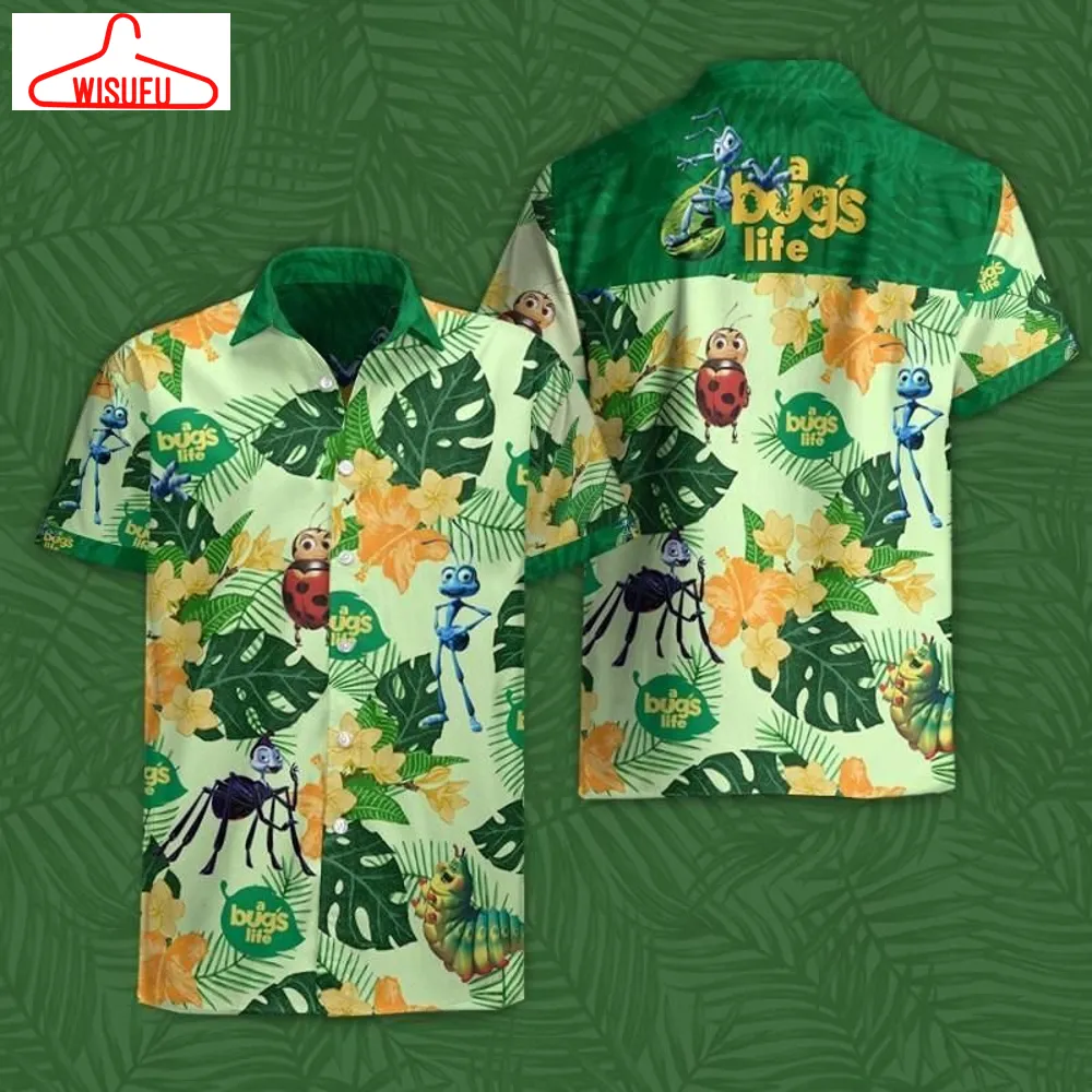 A Bugu2019s Life Hawaiian Shirt Unisex Full Size Adult Colorful Hw1158, New Hawaiian Holiday Outfits, New Fashion Gifts