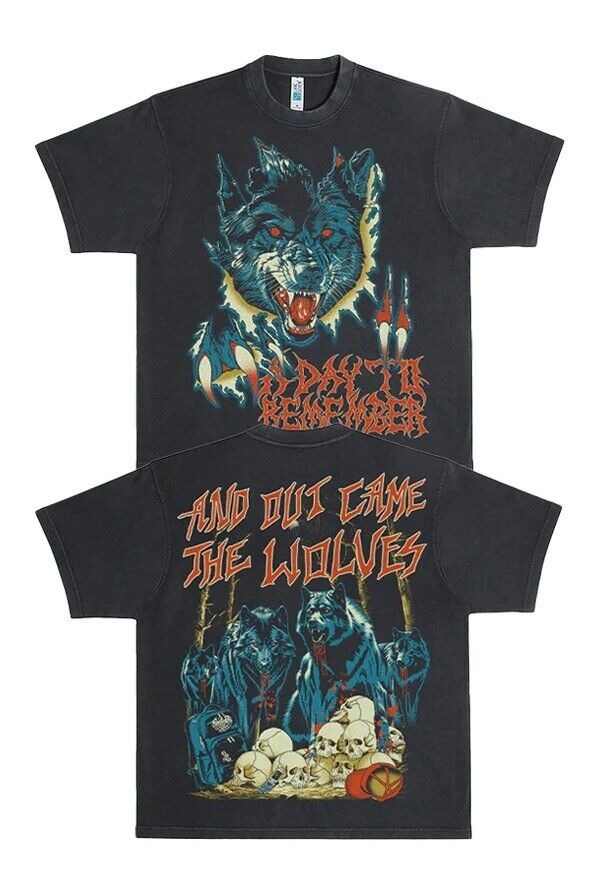 A Day To Remember ADTR The Wolves T-shirt Official Merch NWOT