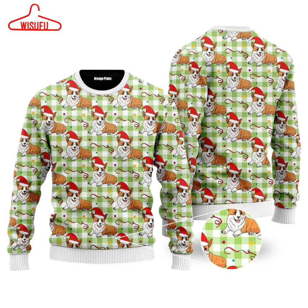 A Dult A Very Corgi Ugly Christmas Sweater - For Men & Women - New Winter Fashion Shirt Gift For Family