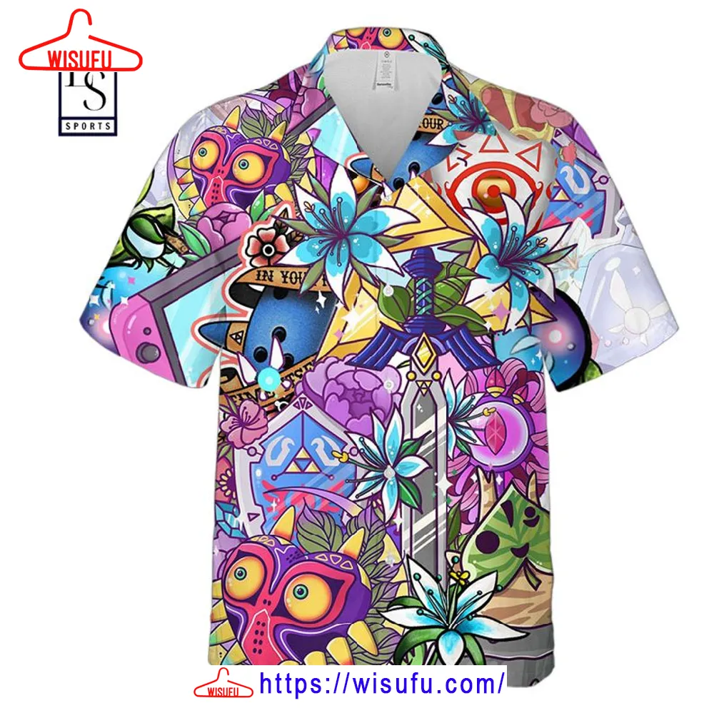 A Majora's Mask Hawaiian Shirt, New Fashion Gifts