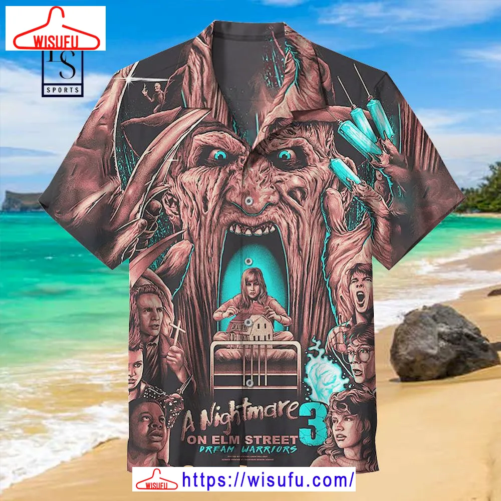 A Nightmare On Elm Street 3 Halloween Hawaiian Shirt, New Fashion Gifts