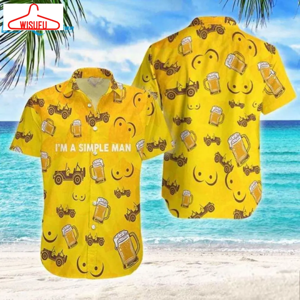 A Shirtimple Man Loe Beer And Body Hawaiian Aloha Shirt, Best Gift Ideas, New Fashion Gifts