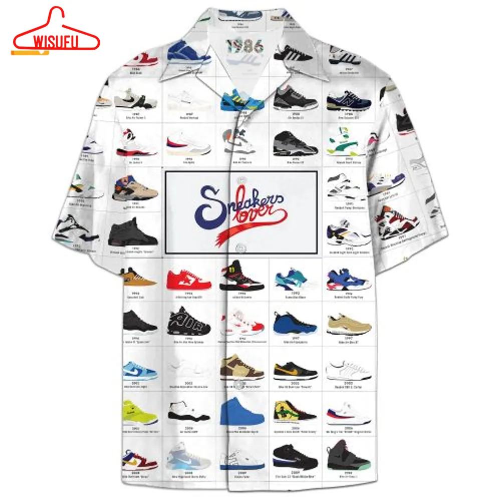 A Visual Compendium Of Sneakers Hawaii Shirt, New Fashion Gifts