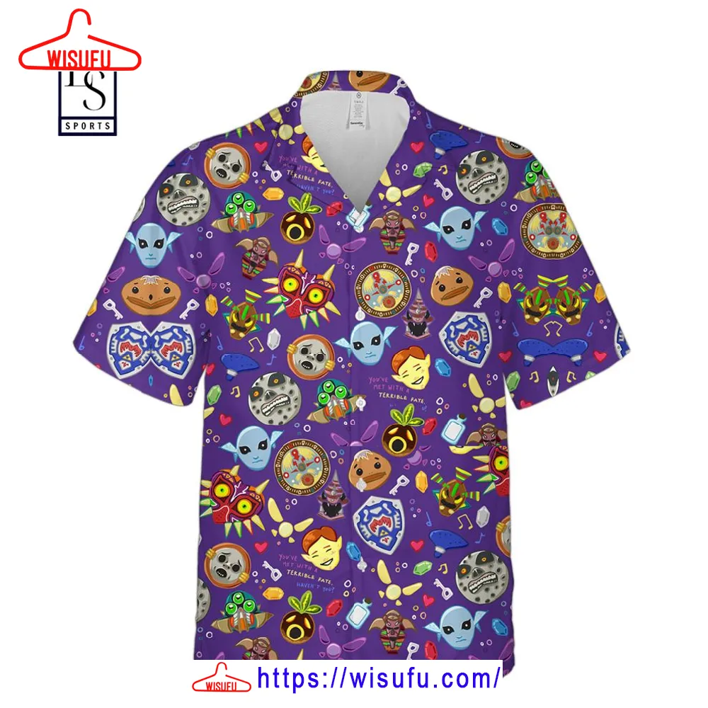 A Zelda Purple Hawaiian Shirt, New Fashion Gifts