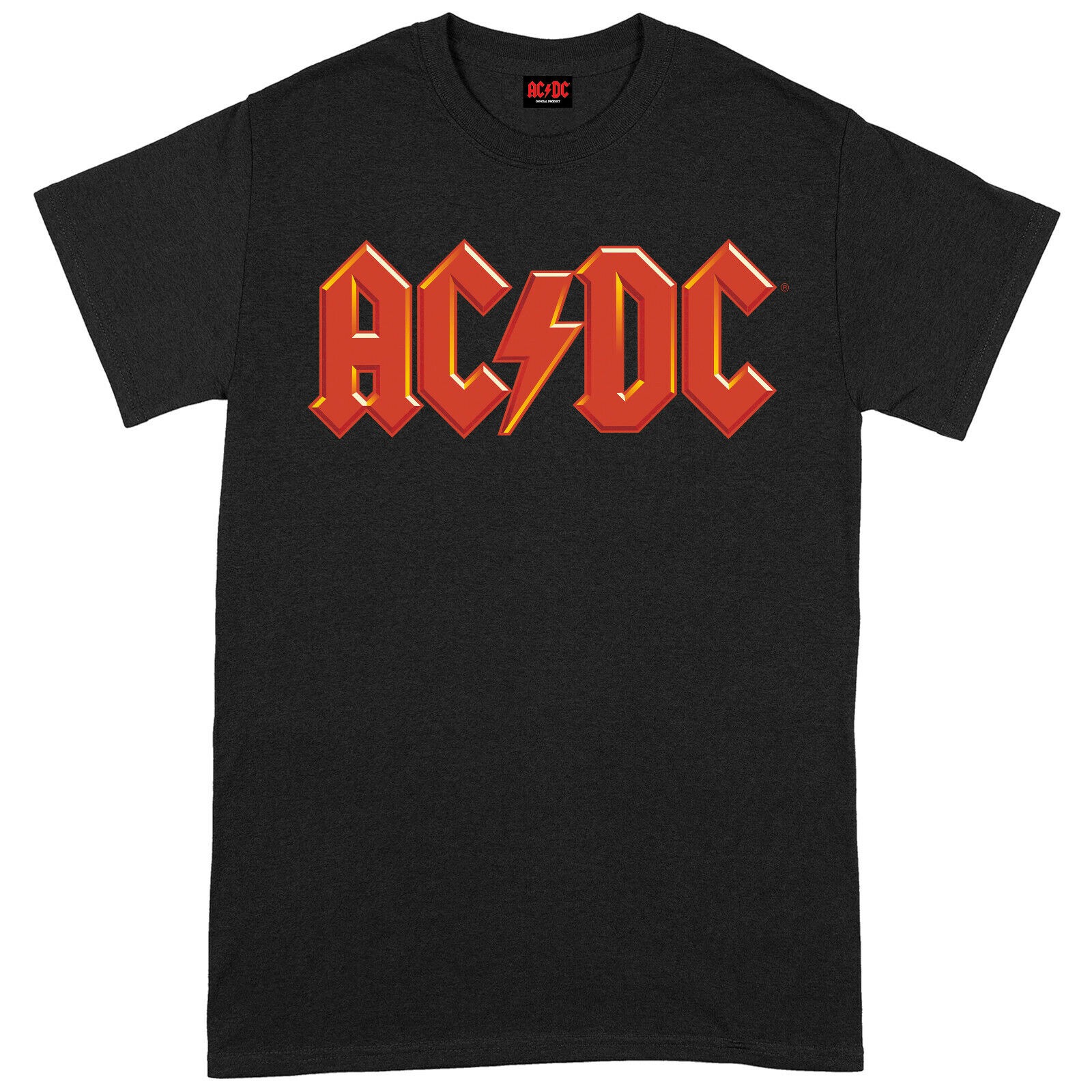 AC DC T Shirt Red Logo Classic Officially Licensed Mens Tee NEW