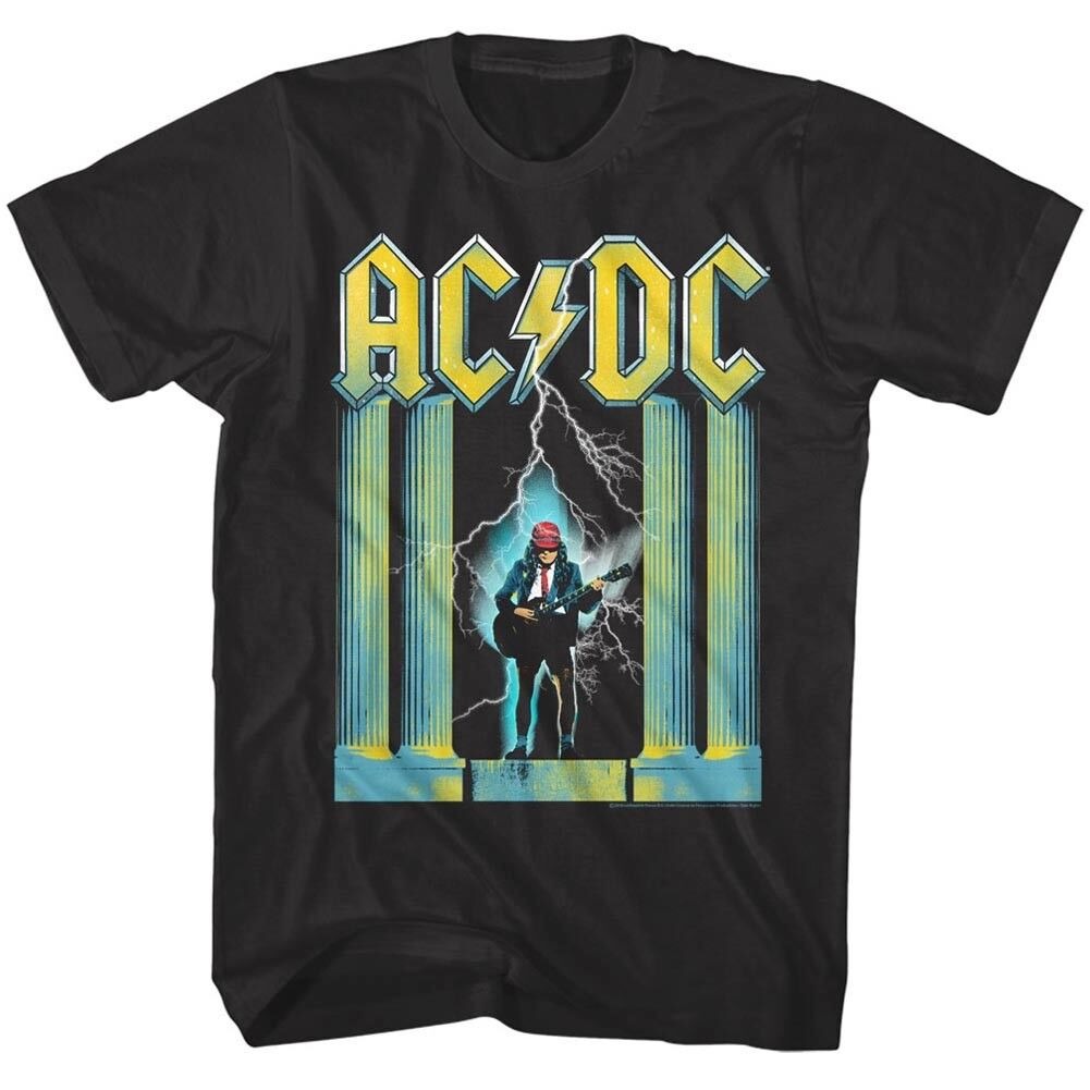 ACDC Who Made Who Men's T Shirt Album Cover Vintage Metal Rock Band Tour Concert