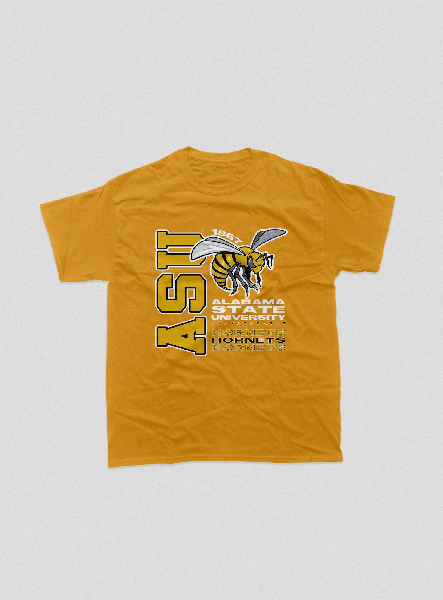 ALABAMA STATE TOUR TEE GOLD