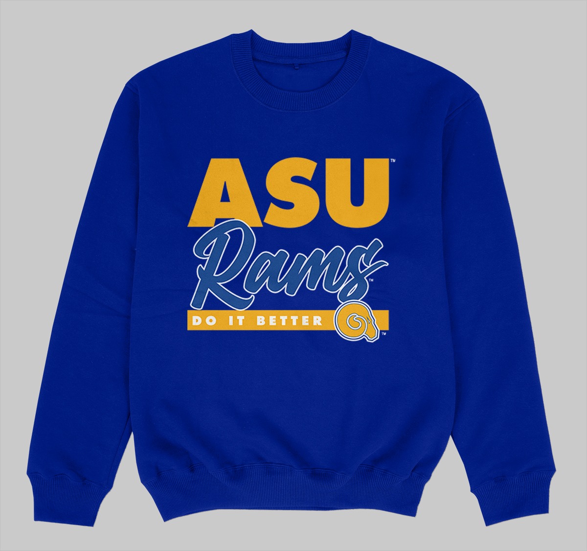 ALBANY STATE DOES IT BETTER SWEATSHIRT BLUE COLOR