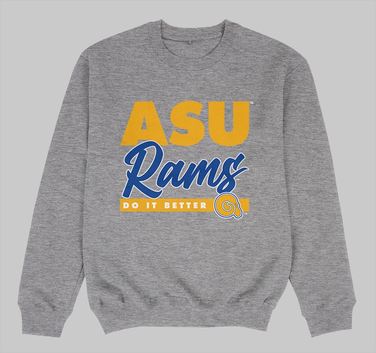 ALBANY STATE DOES IT BETTER SWEATSHIRT GREY COLOR