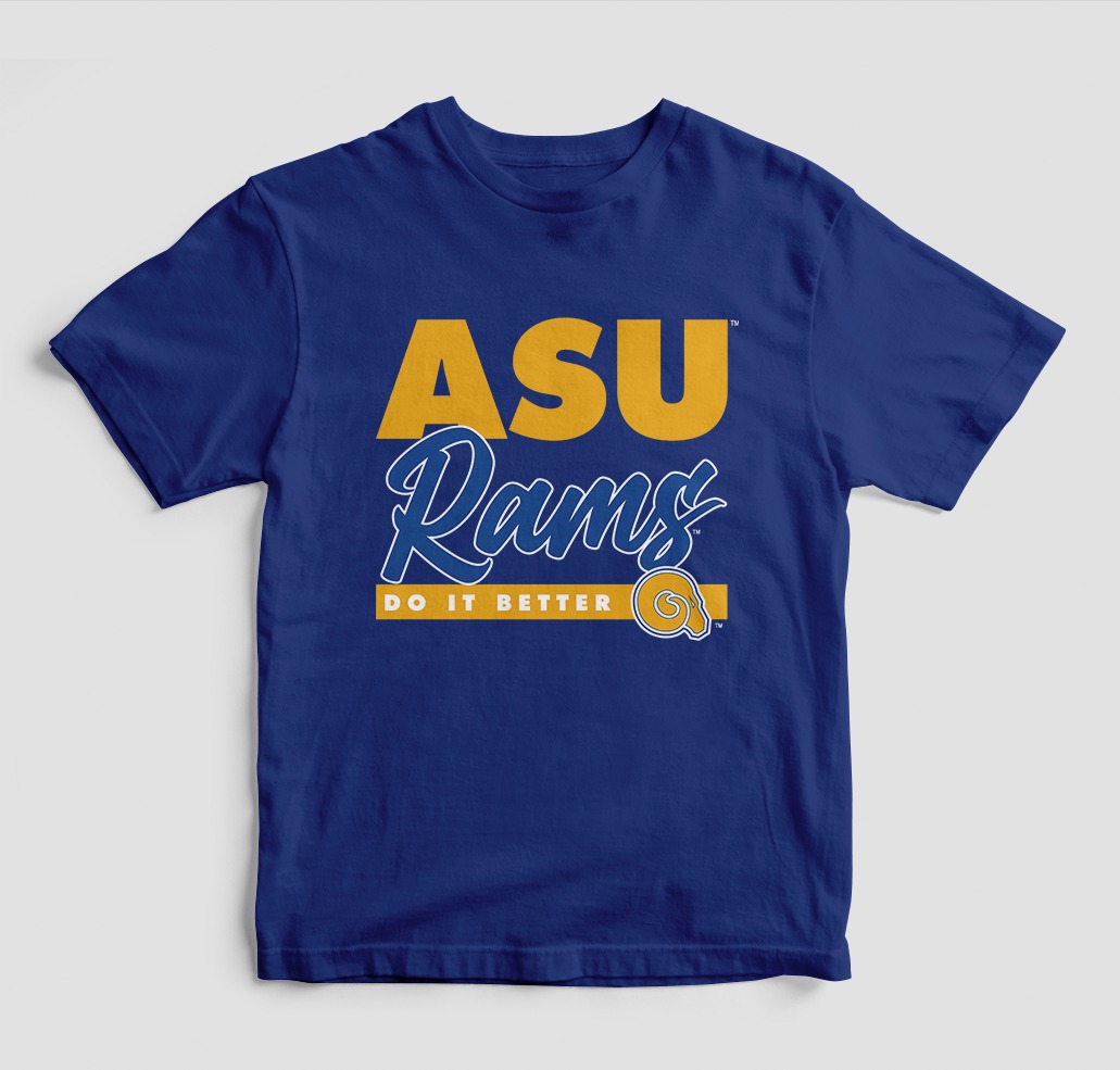 ALBANY STATE DOES IT BETTER T-SHIRT BLUE