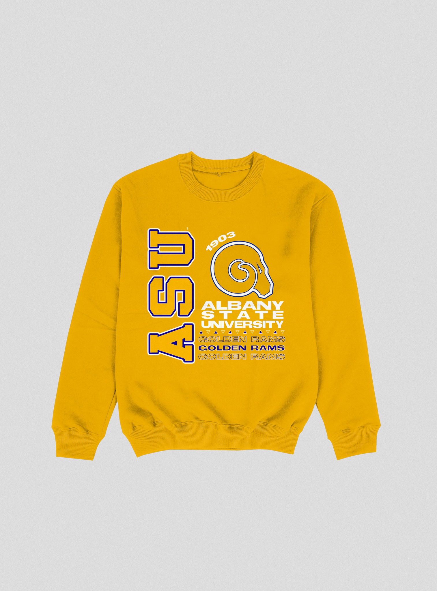 ALBANY STATE TOUR CREWNECK GOLD COLOR