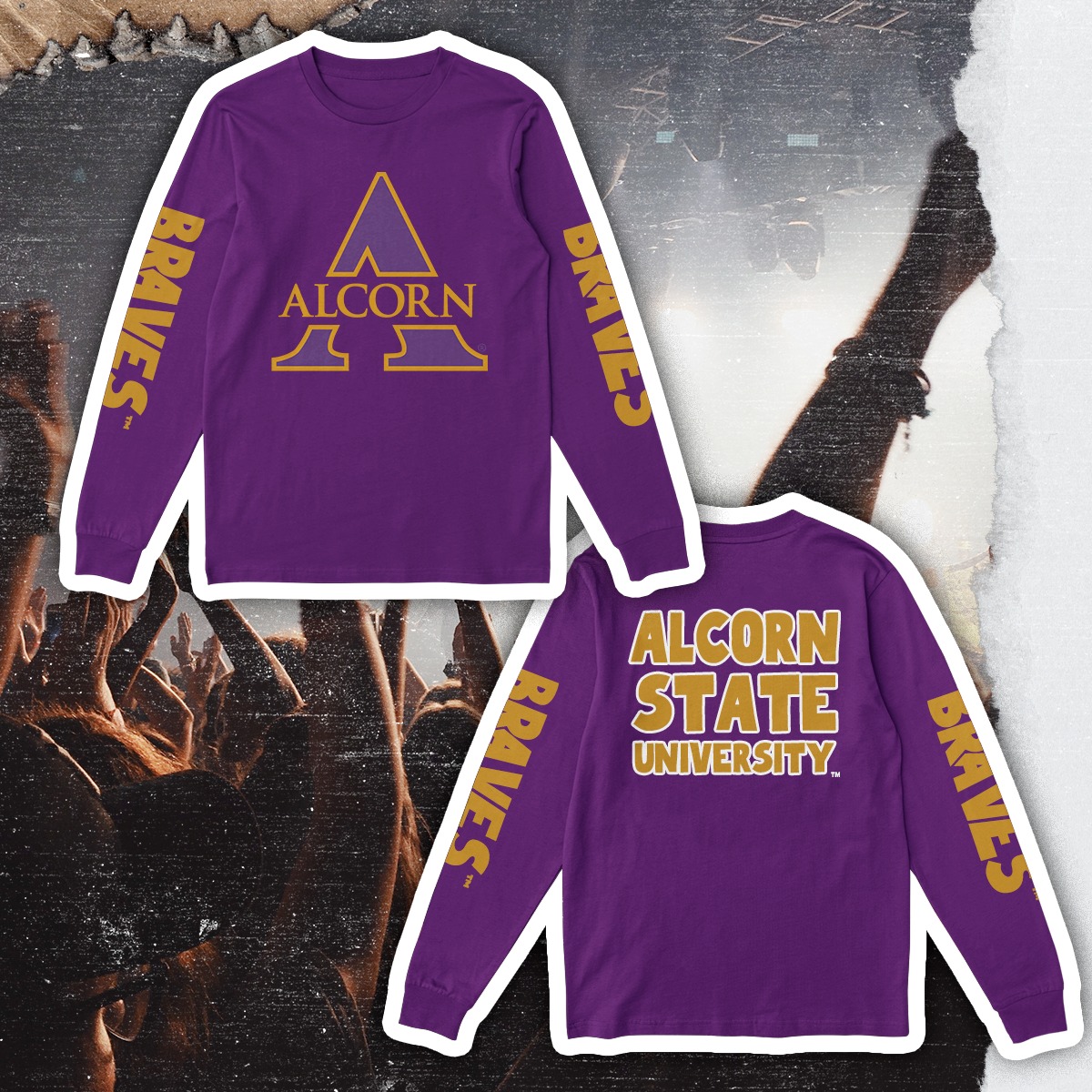 ALCORN STATE CONCERT LONG SLEEVE