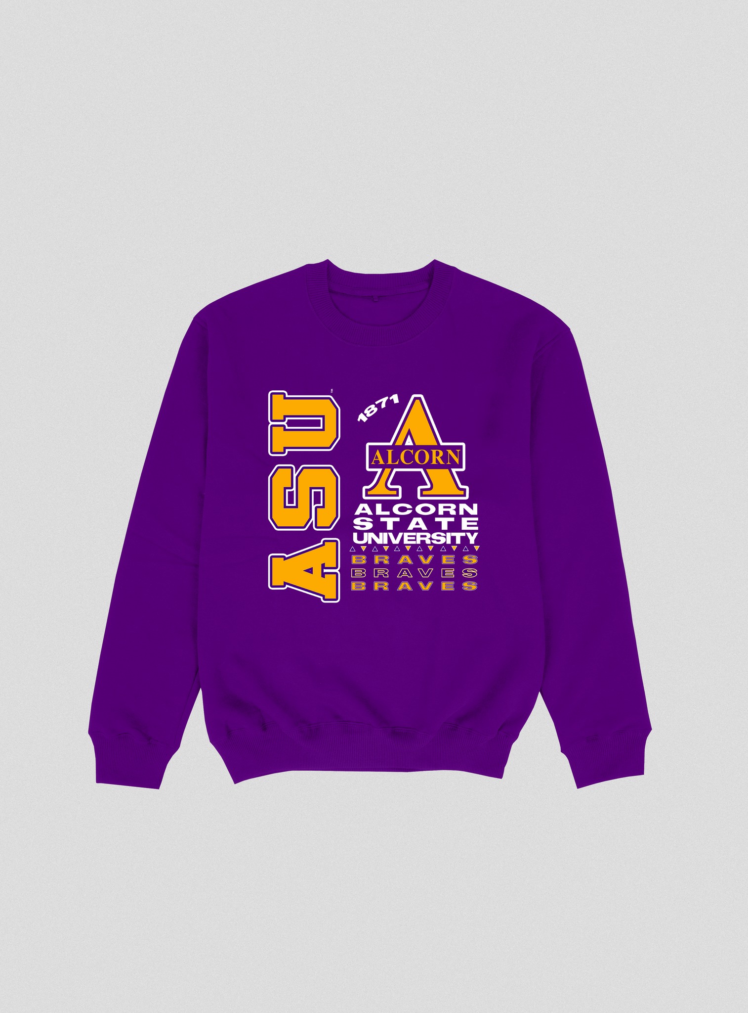 ALCORN STATE TOUR CREWNECK PURPLE COLOR