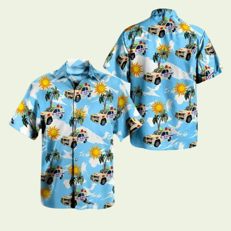 AMBULANCE VICTORIA VOLKSWAGEN AMAROK HAWAIIAN SHIRT