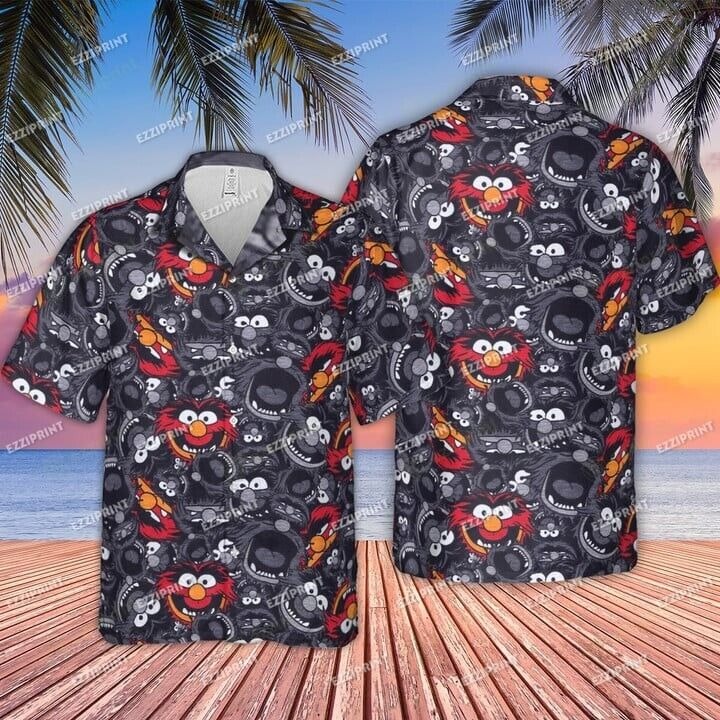 ANIMAL THE MUPPETS PATTERN HAWAIIAN SHIRT, S-5XL US Size, Gift For Men