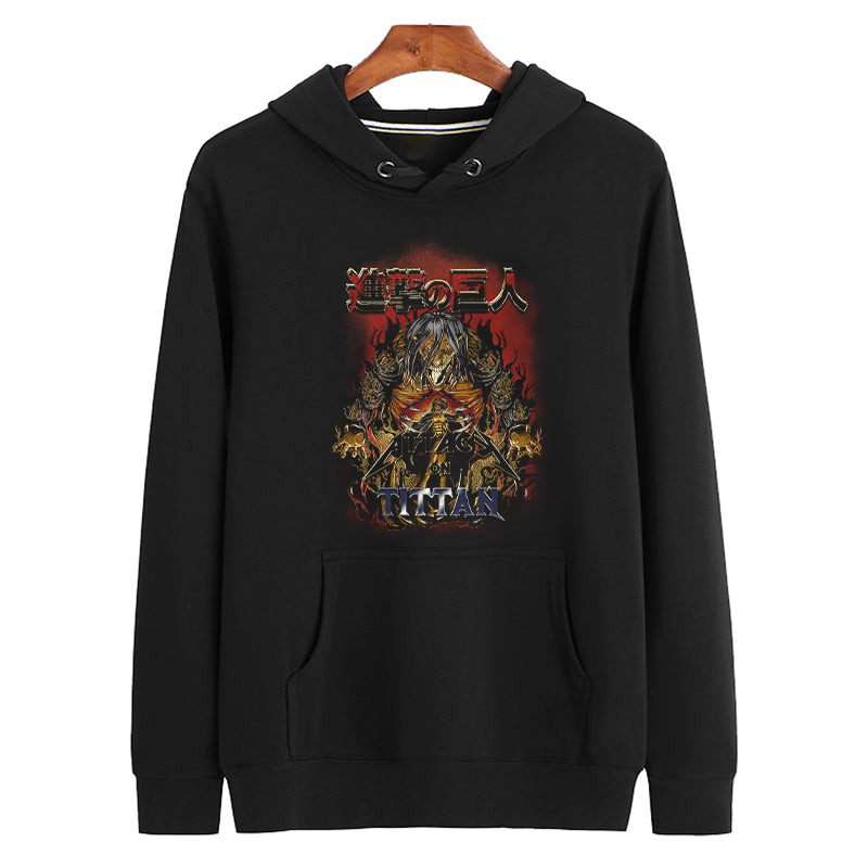 AOT Manga Attack on Titan Retro Bootleg Unisex Hoodie