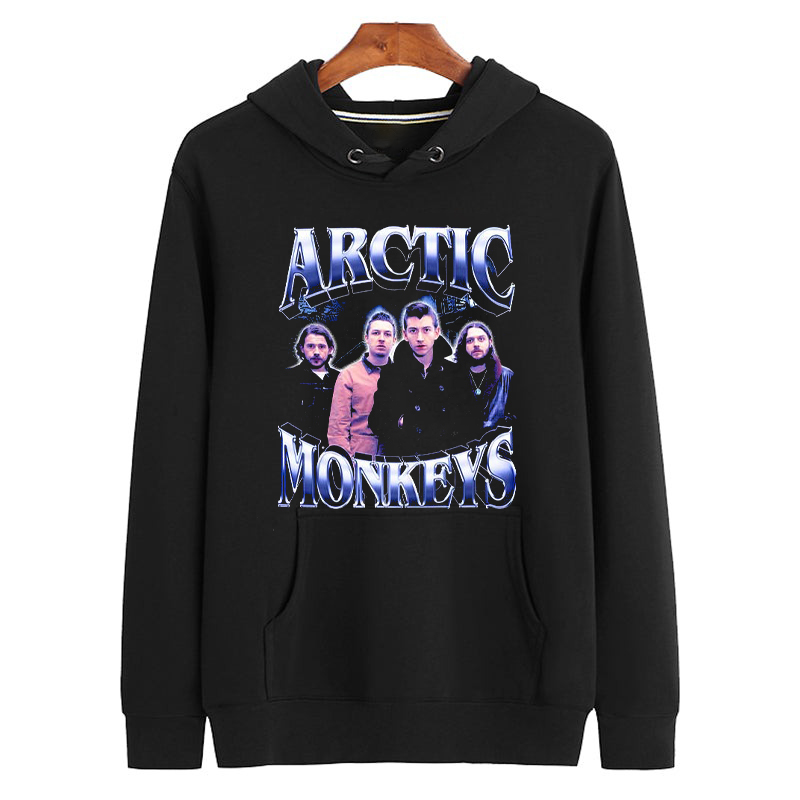 ARTIC MONKEYS Rock band Vintage Retro Bootleg Unisex Hoodie