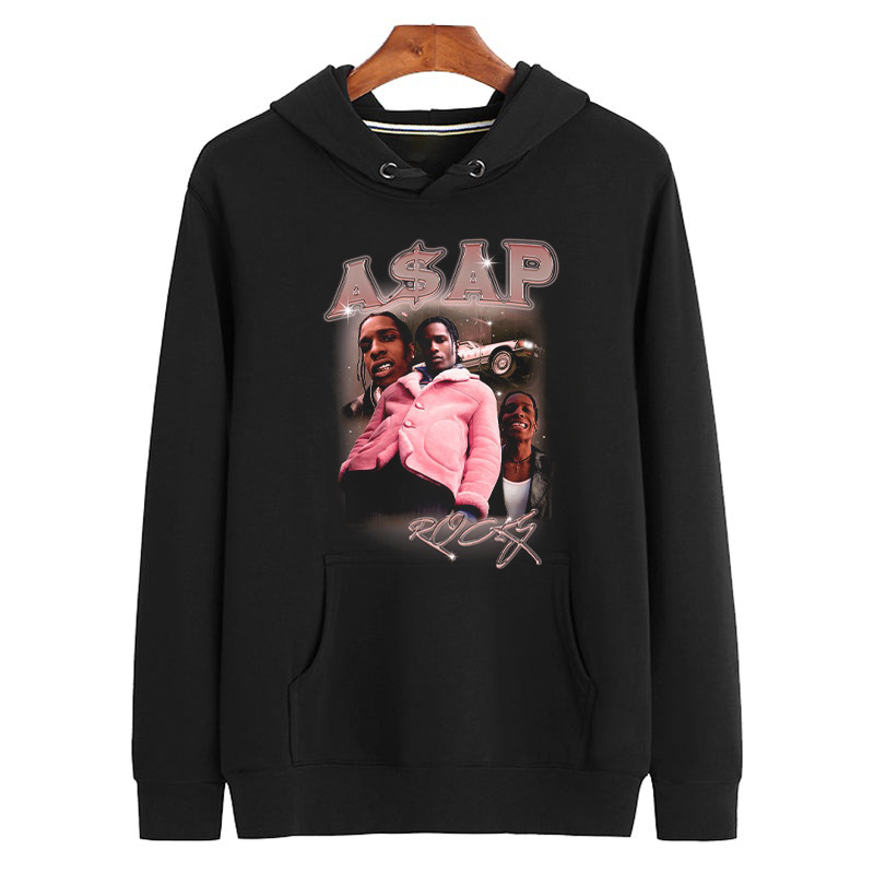 ASAP ROCKY FLACKO Rapper Vintage Retro Bootleg Unisex Hoodie