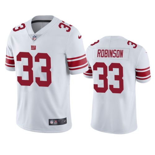 Aaron Robinson 33 New York Giants White Vapor Jersey