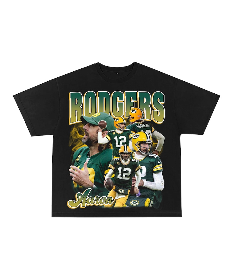 Aaron Rodgers Graphic Tee Unisex T Shirt Black