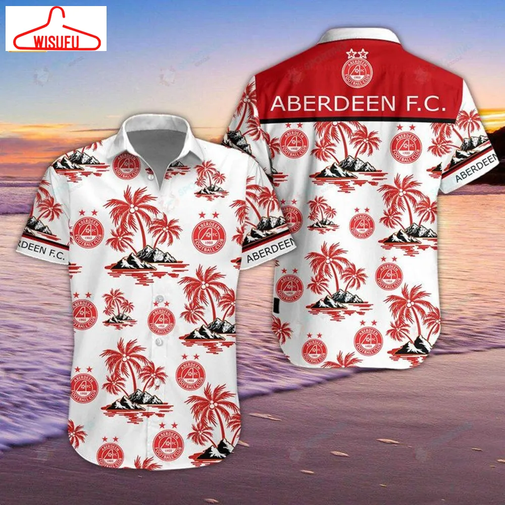 Aberdeen F.c Hawaiian Shirt, New Fashion Gifts