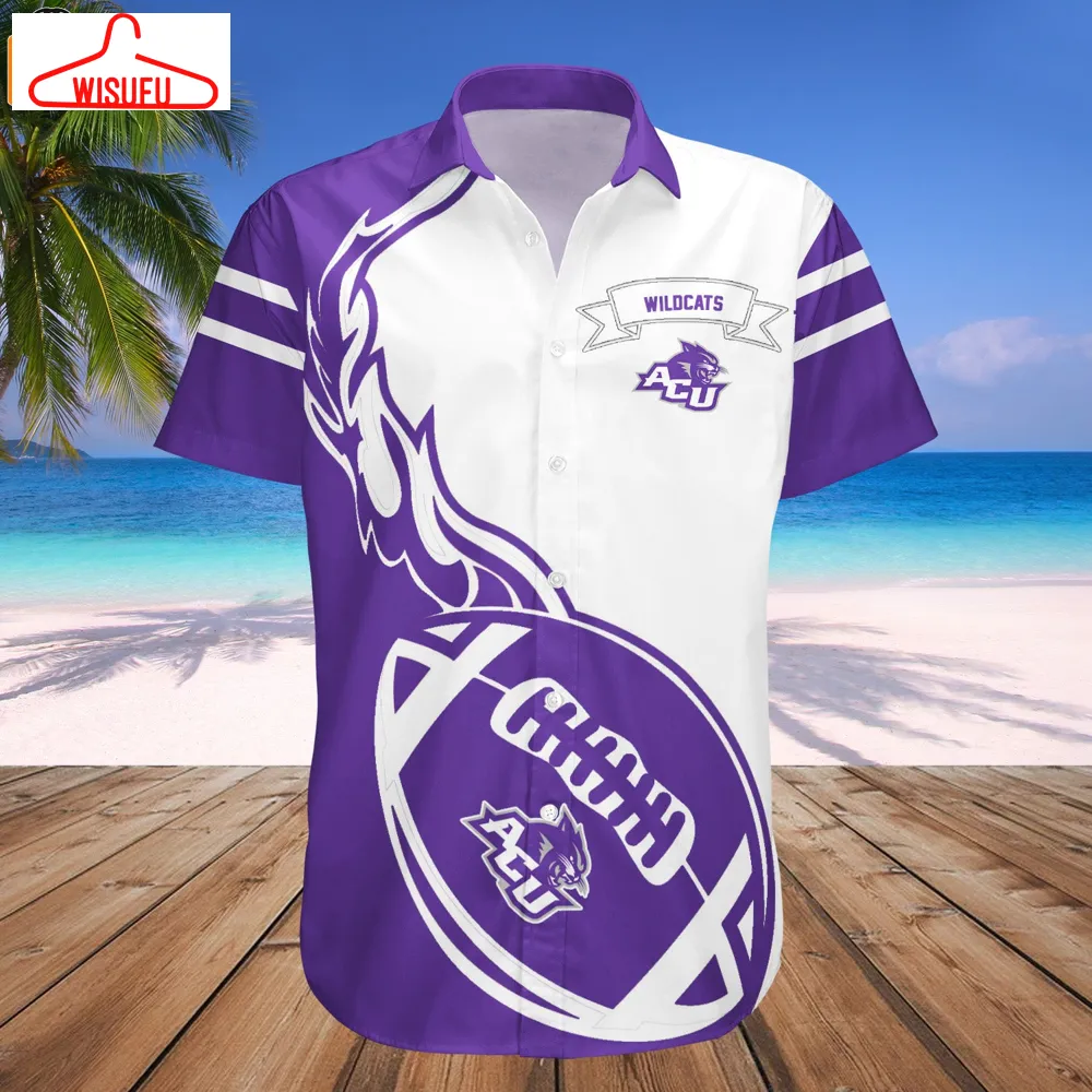 Abilene Christian Wildcats Flame Ball Hawaiian Shirt, New Fashion Gifts