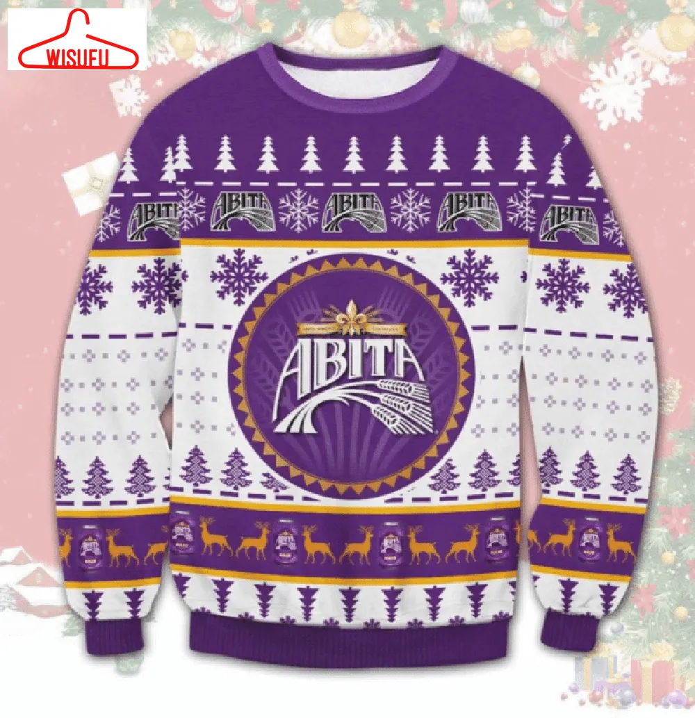 Abita Beer Ugly Sweater Gifts, Abita Beer Gift Fan Ugly Sweater