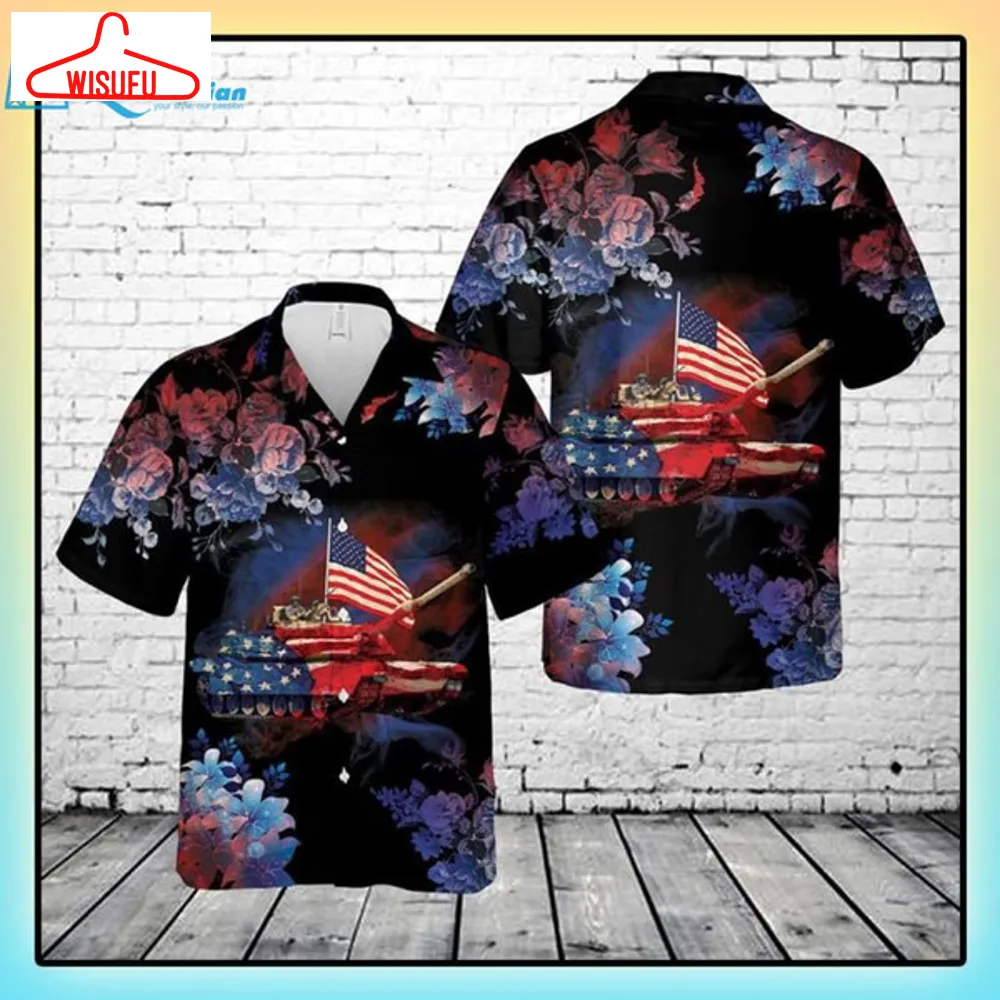 Abrams Battle Hawaiian Shirt, Best Gift Ideas, New Fashion Gifts