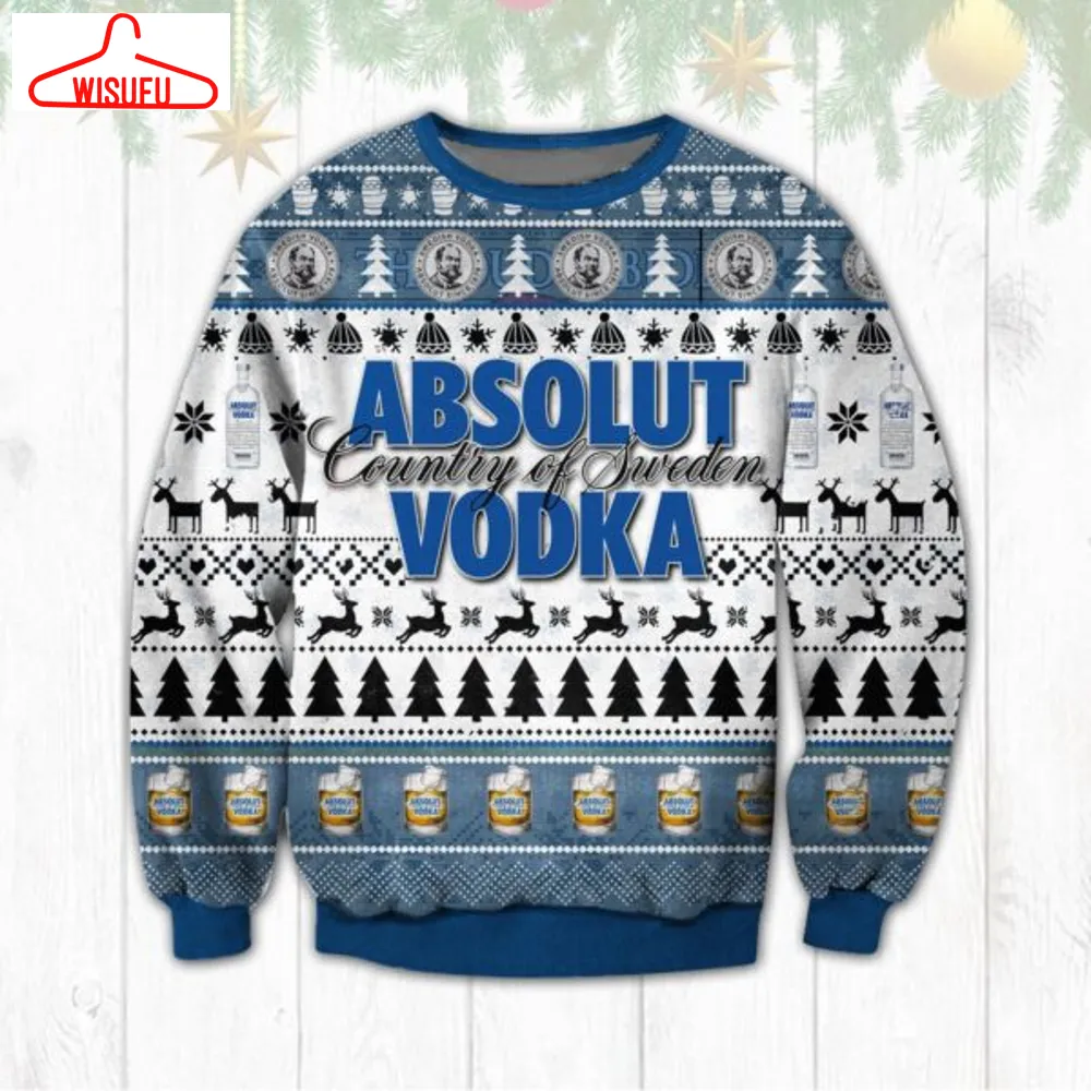 Absolut Vodka Ugly Christmas Sweater