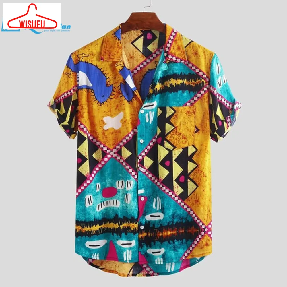 Abstractcolorful Awesome Design Unisex Hawaiian Shirt, Best Gift Ideas, New Fashion Gifts