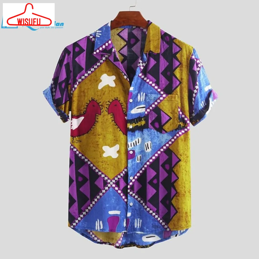 Abstractpurple Unique Design Unisex Hawaiian Shirt, Best Gift Ideas, New Fashion Gifts