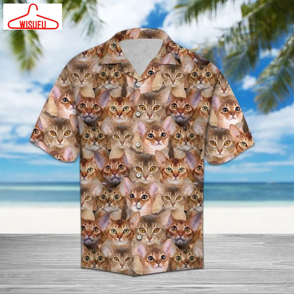 Abyssinian Awesome 3d Hawaiian Shirt For Men With Vibrant Colors Best Gift Ideas, New Fashion Gifts Vtbl19708