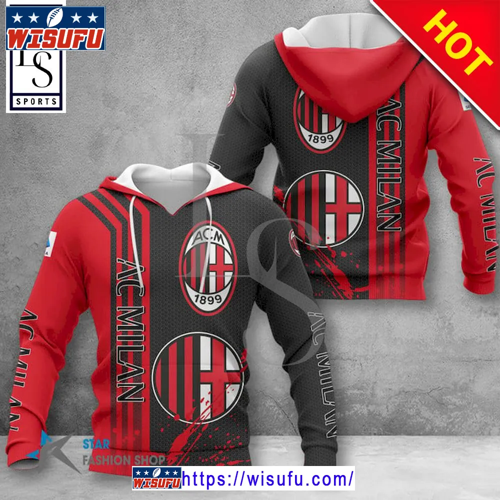 Ac Milan Seria A Hoodie