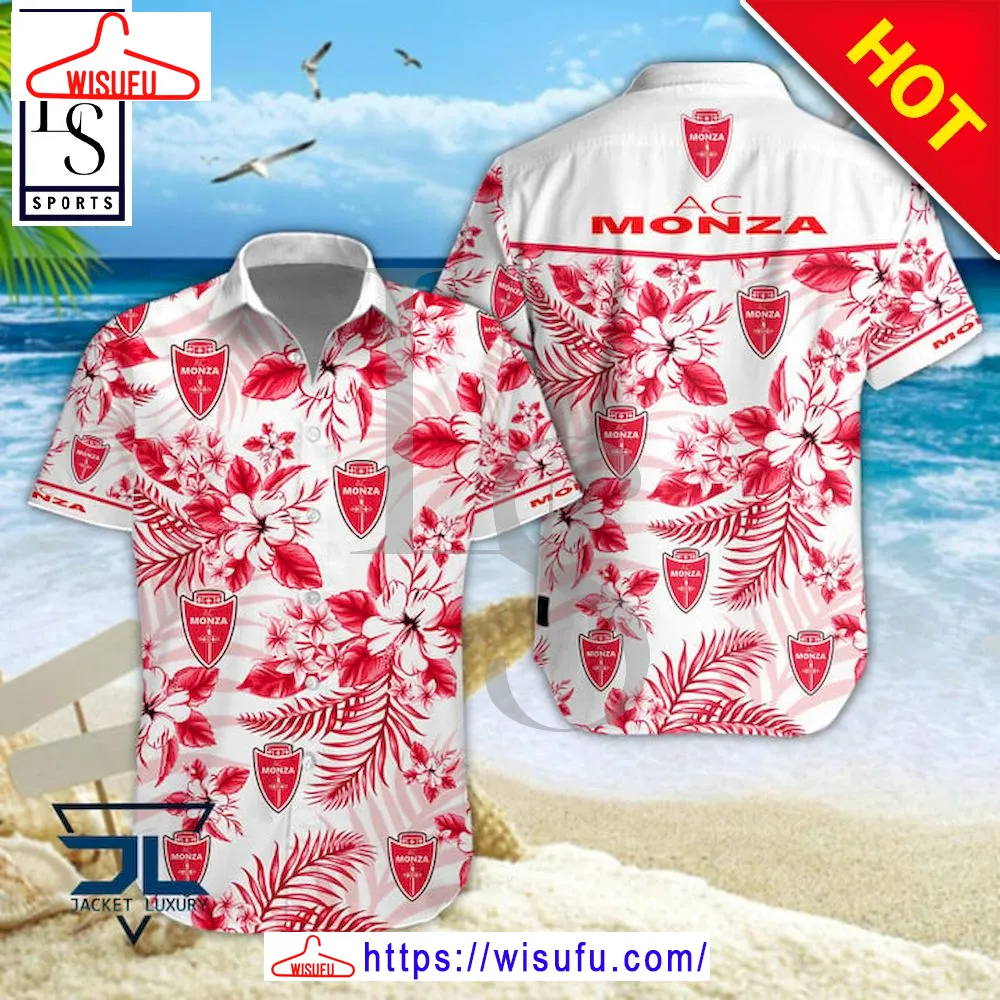 Ac Monza Floral Hawaiian Shirt, New Fashion Gifts