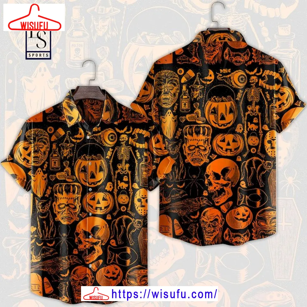 Accessory In Halloween Hawaiian Shirt, New Fashion Gifts