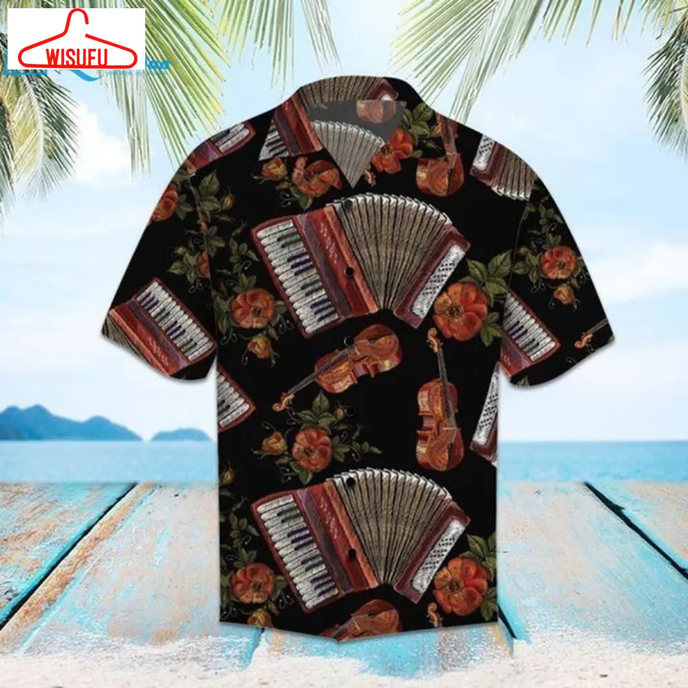 Accordion Hawaiian Shirt Unishirtex Adult -, Best Gift Ideas, New Fashion Gifts Vtbl48395